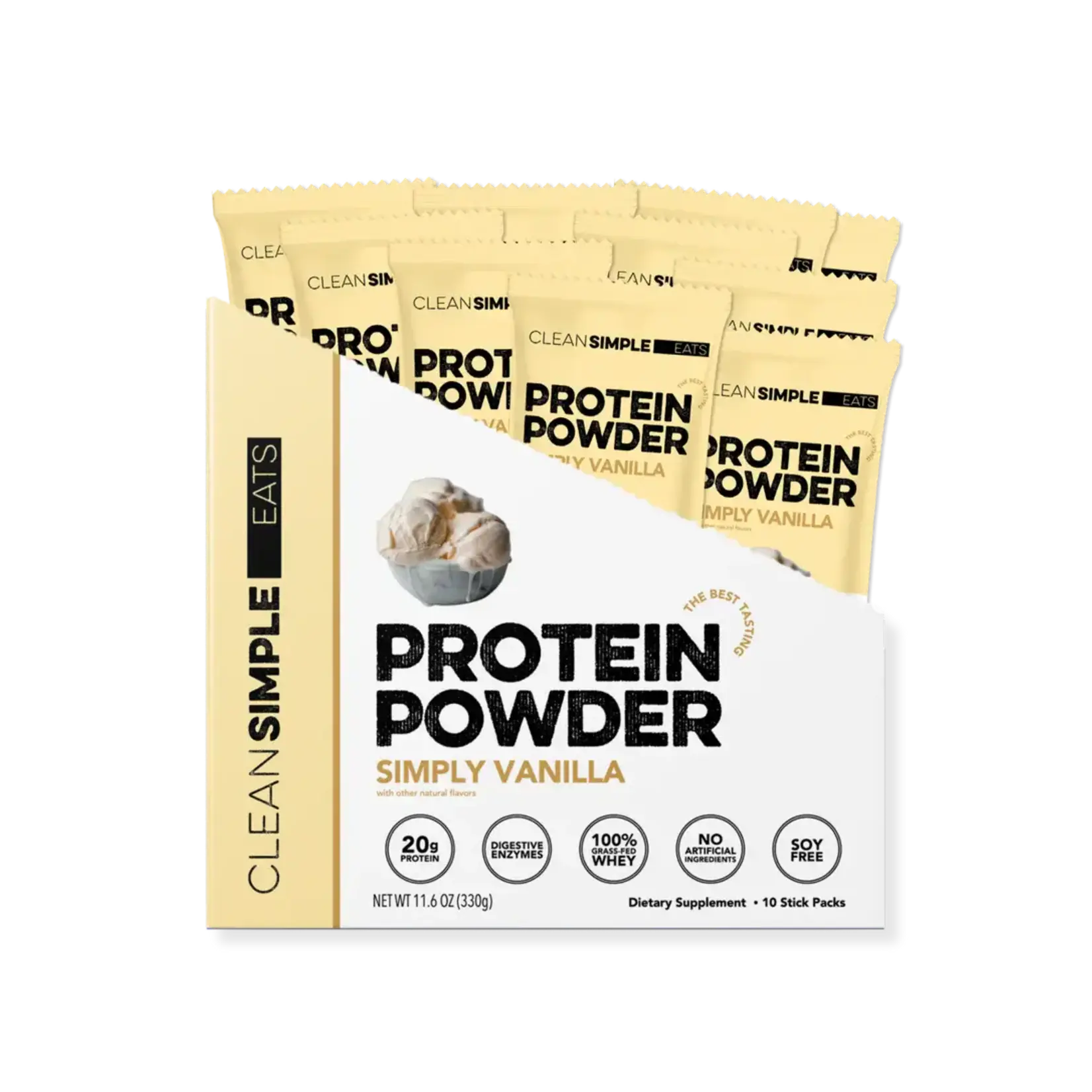 Simply Vanilla Protein Powder single