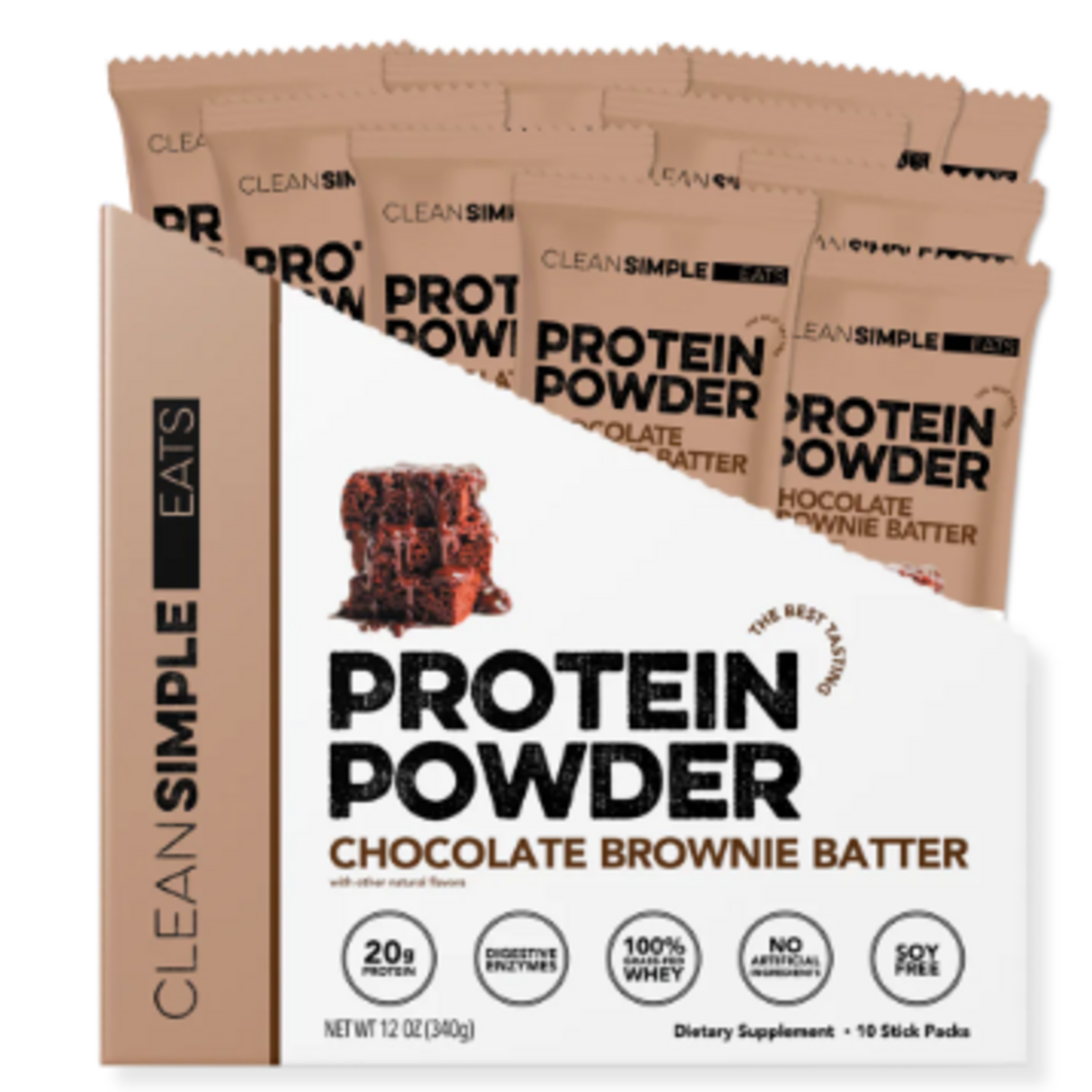 Chocolate Brownie Batter -- Protein Powder single