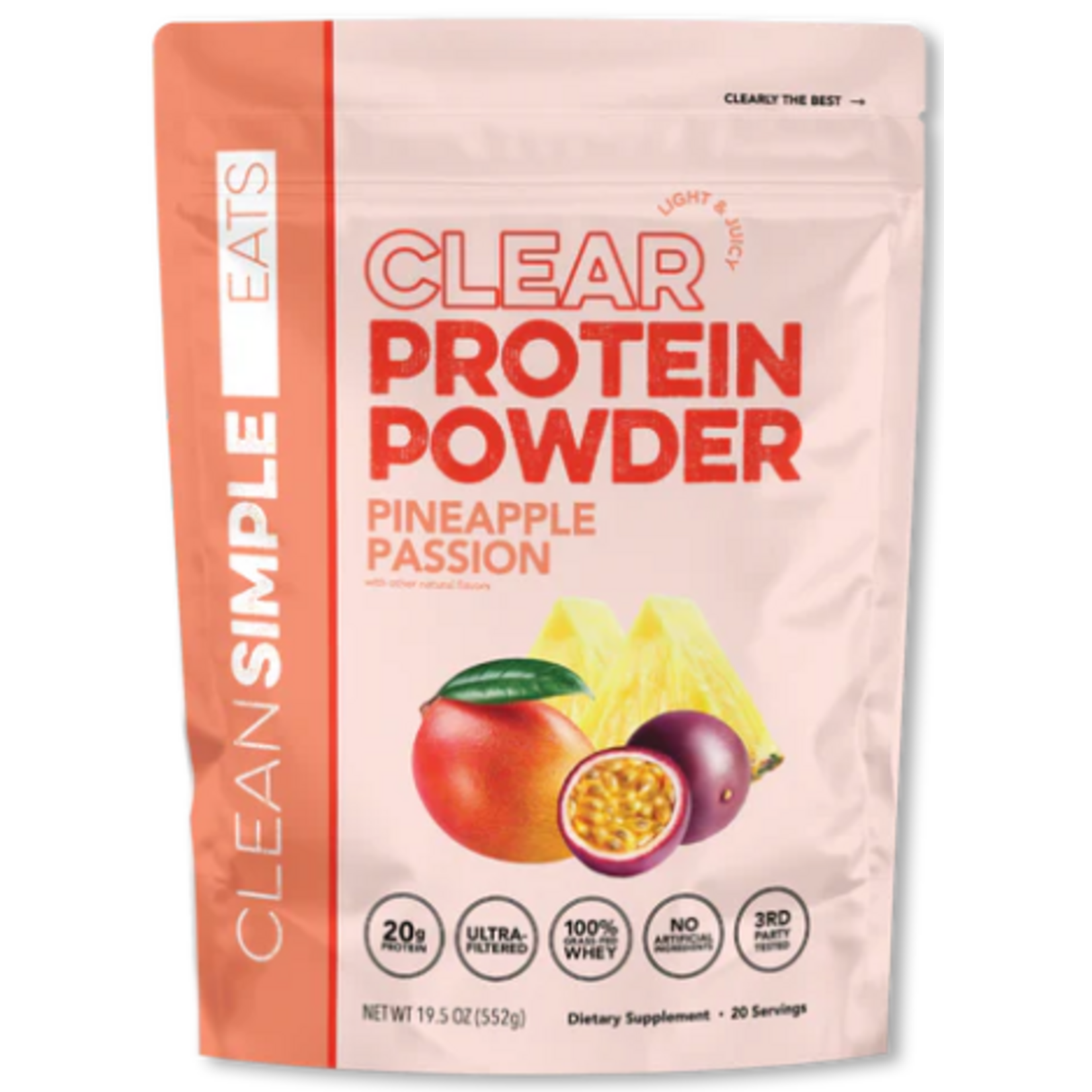 Pineapple Passion Clear Protein Powder (20 servings)