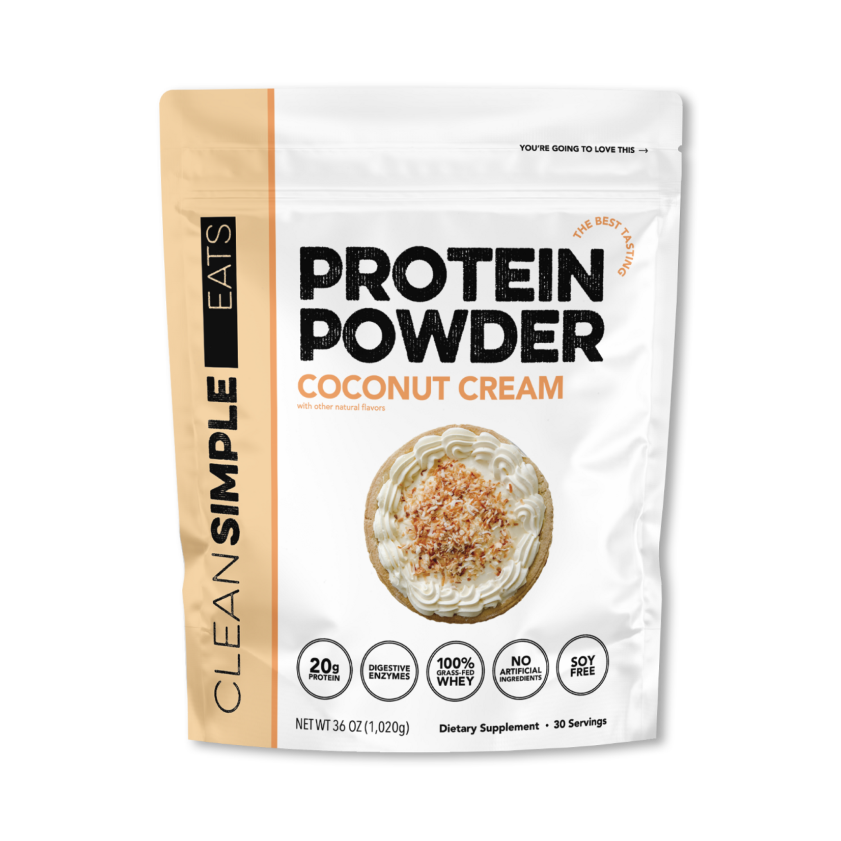 Coconut Cream Protein Powder (30 Servings)