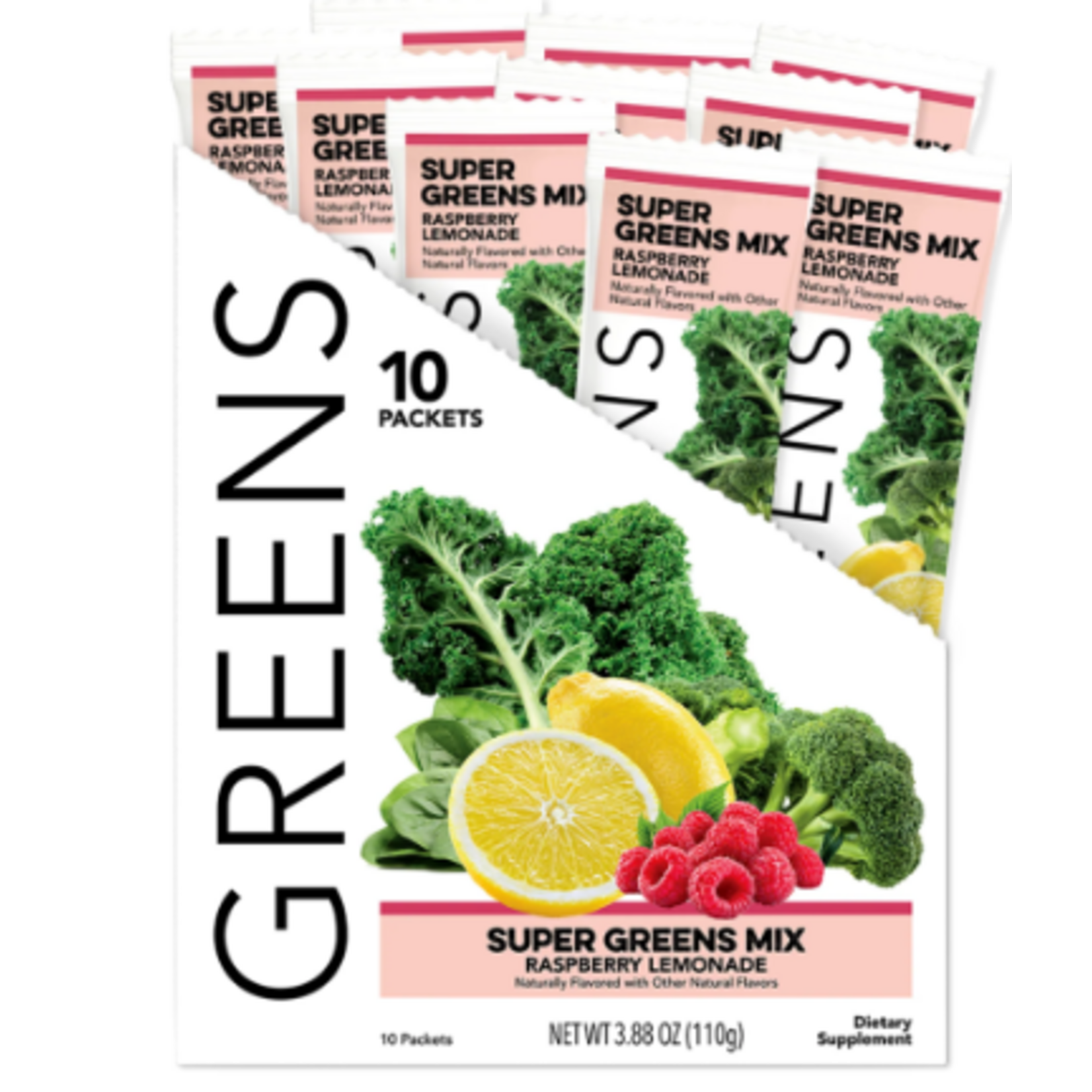 Raspberry Lemonade -- Greens + Superfoods single