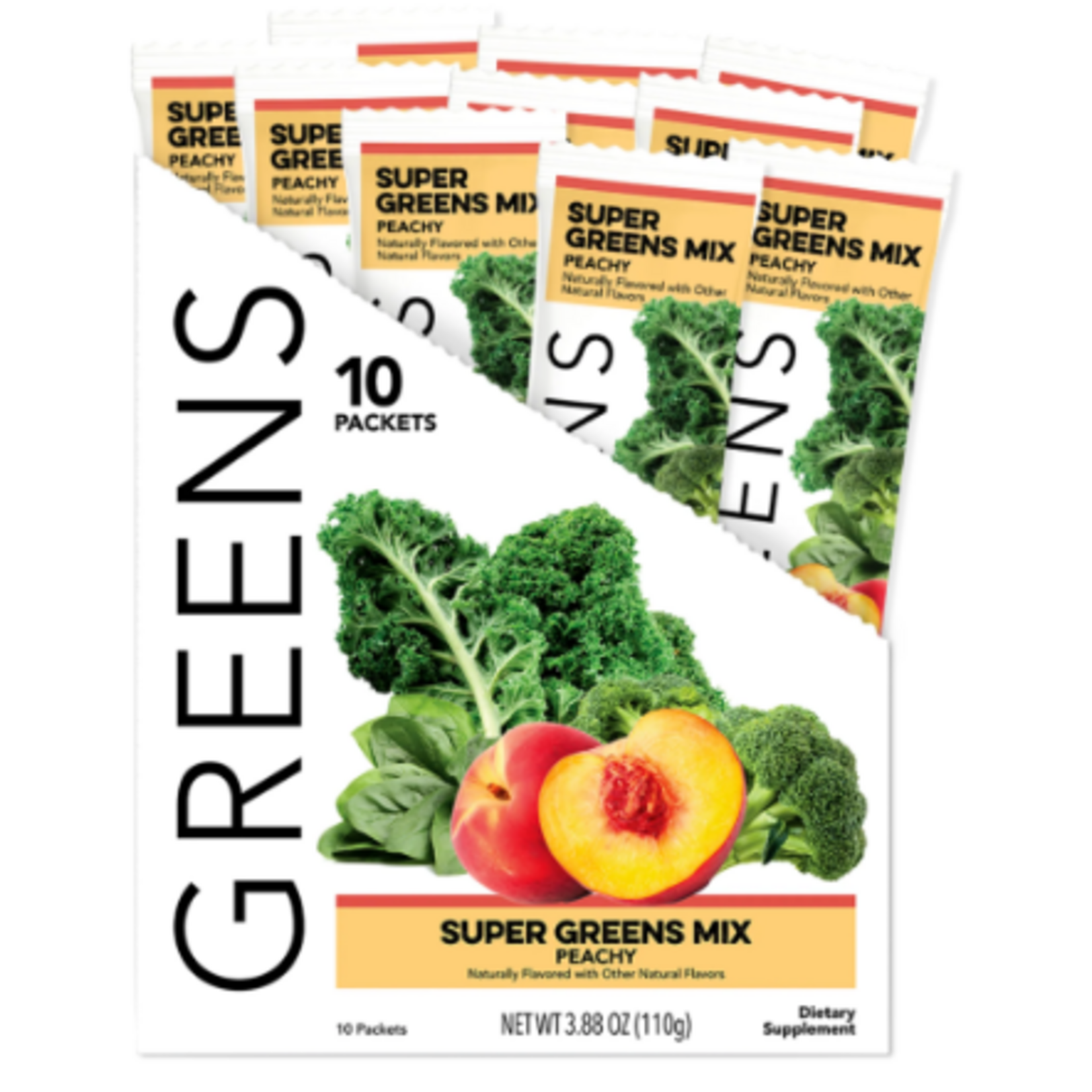 Peachy Super Greens Mix single