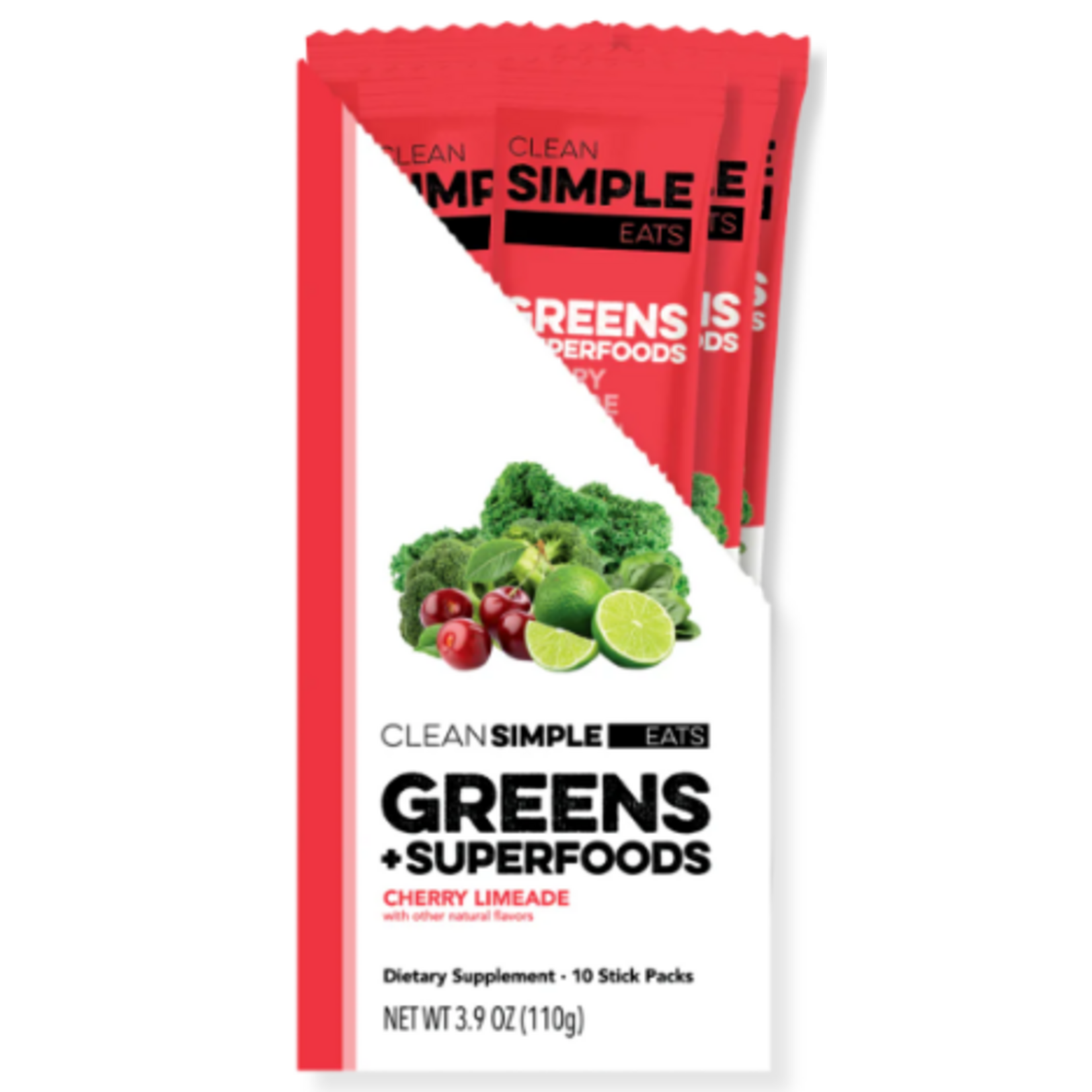 Cherry Limeade -- Greens + Super Foods (10)