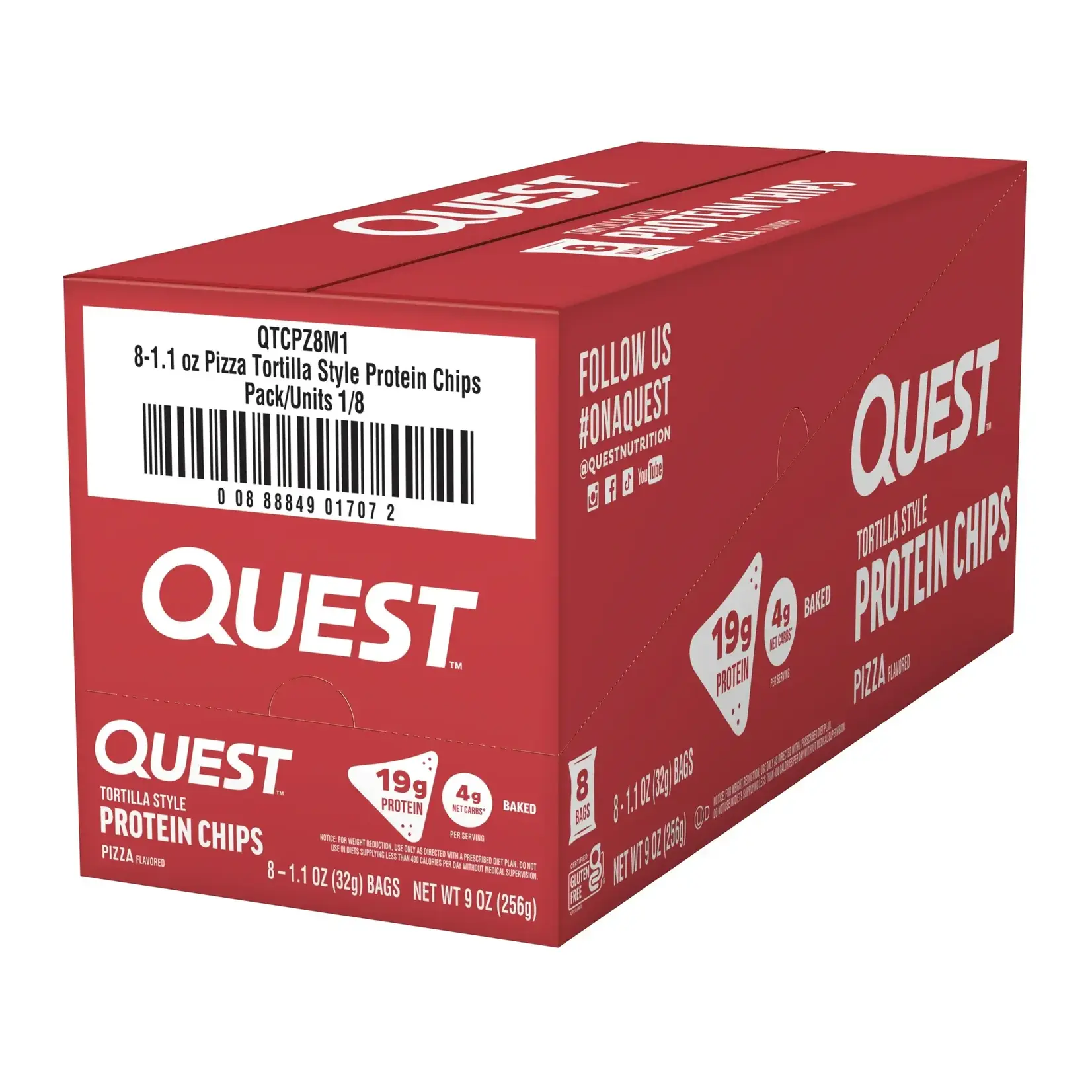 Quest Pizza Tortilla Chips (8pk)