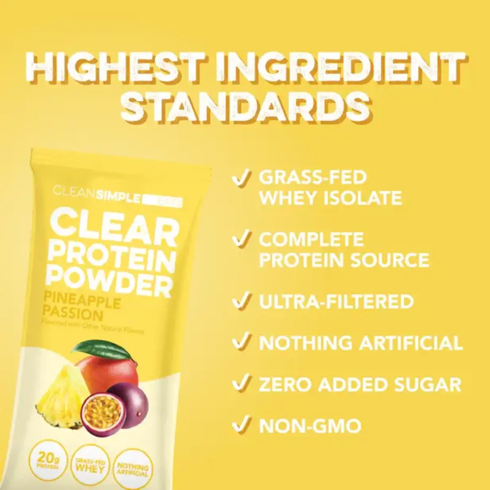 Pineapple Passion Protein Powder single