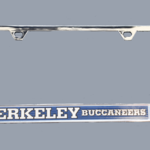 Berkeley Chrome License Plate Frame