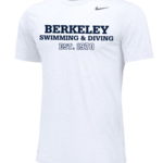 Nike Varsity Swim & Dive Short Sleeve Unisex White T-shirt