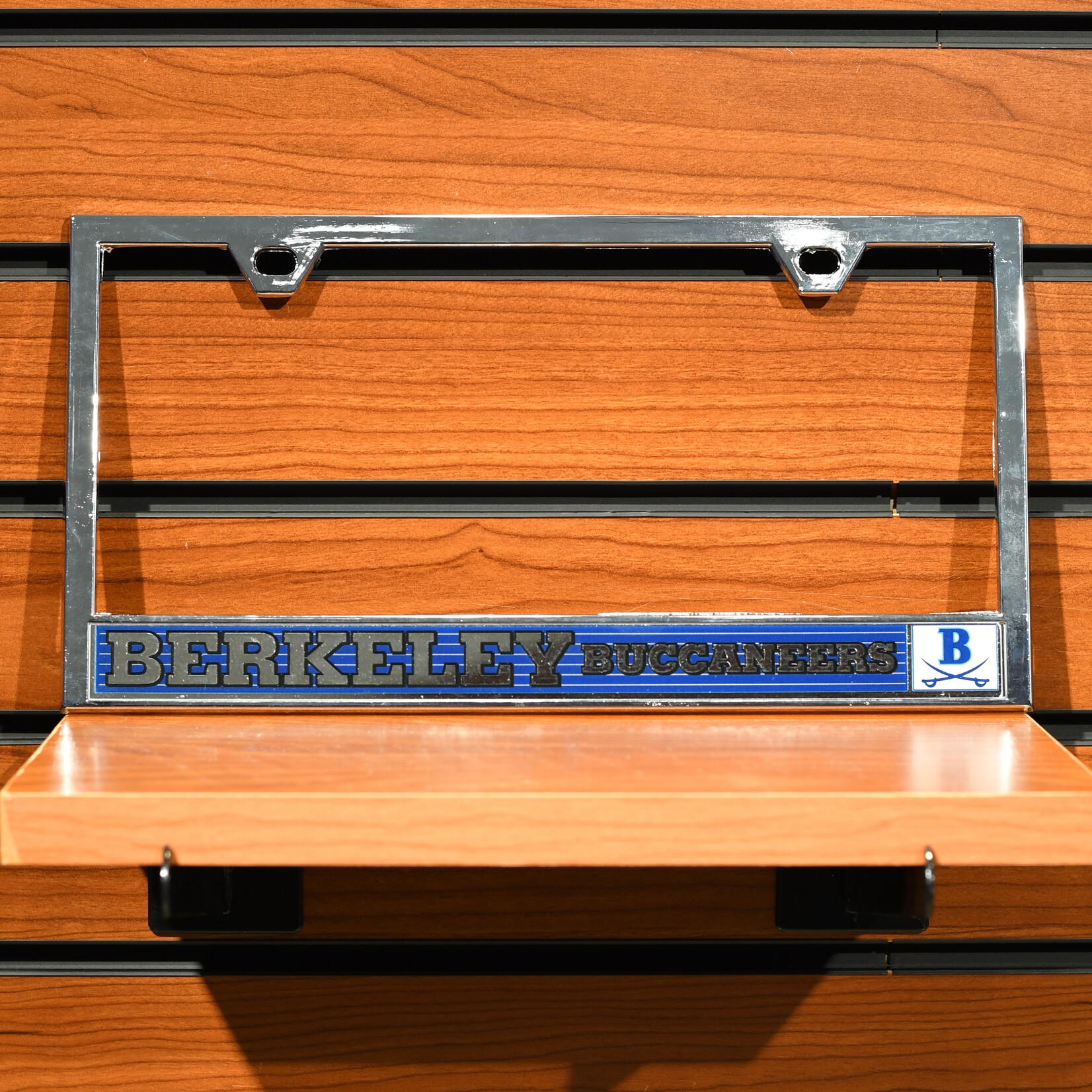 Berkeley Chrome License Plate Frame