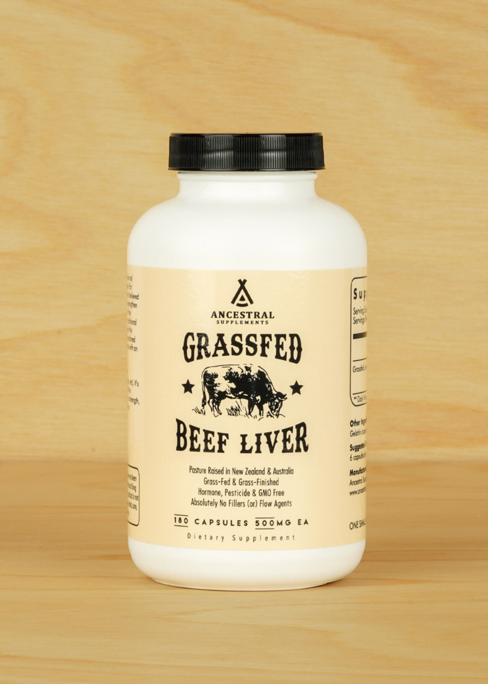 Ancestral Supplements Grassfed Beef Liver