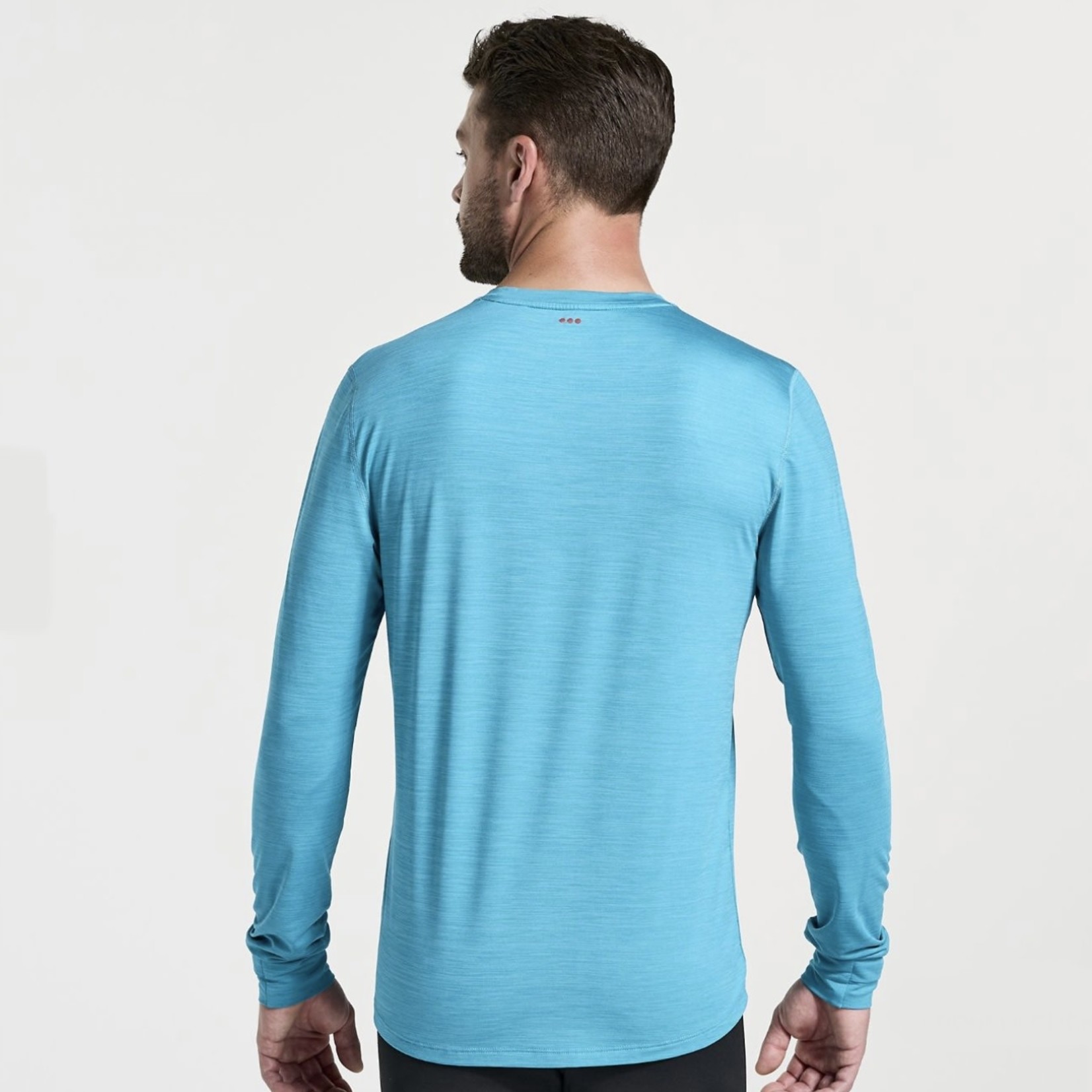 Saucony Saucony Boulder Baselayer, Men's, Turquoise Heather, Medium