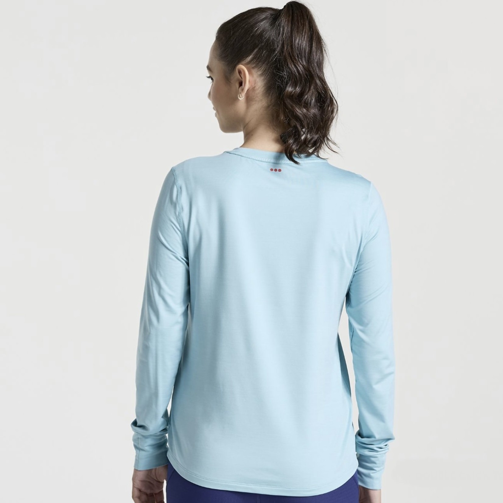 Saucony Saucony Boulder Baselayer, Women's, Rainfall Heather, Large
