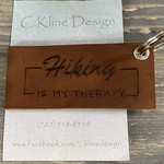 C.Kline Design C.Kline Design, Key Chain, Hiking is my Therapy