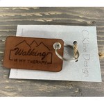 C.Kline Design C.Kline Design, Key Chain, Walking is my Therapy