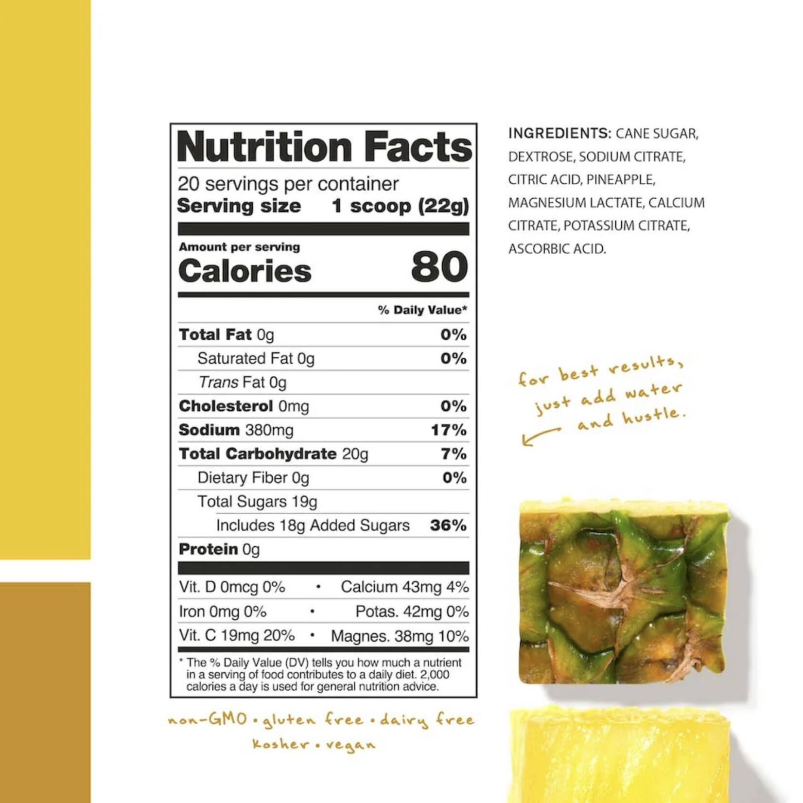Skratch Labs Skratch Labs Hydration Drink Mix, 440g