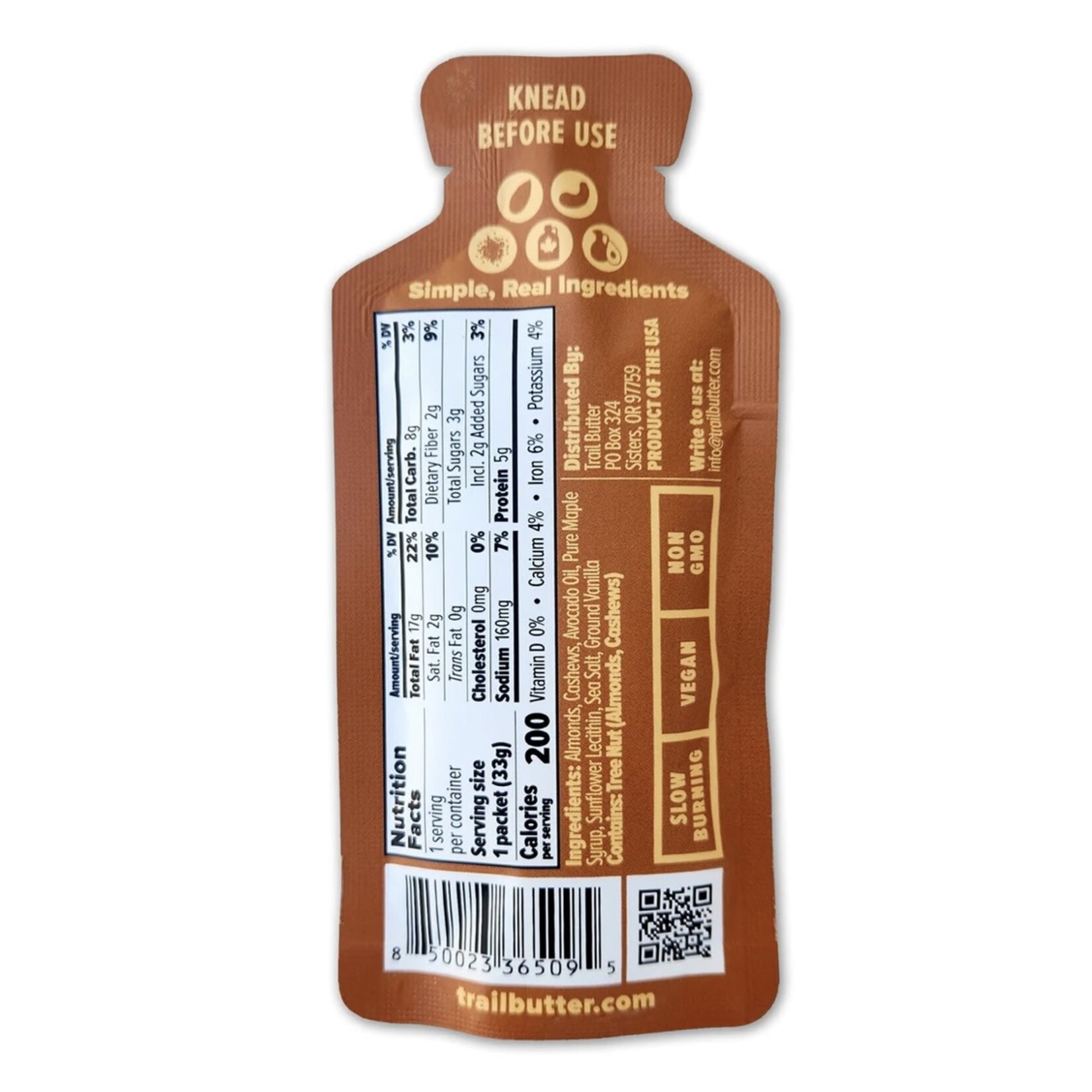 Huma Trail Butter Single Serve