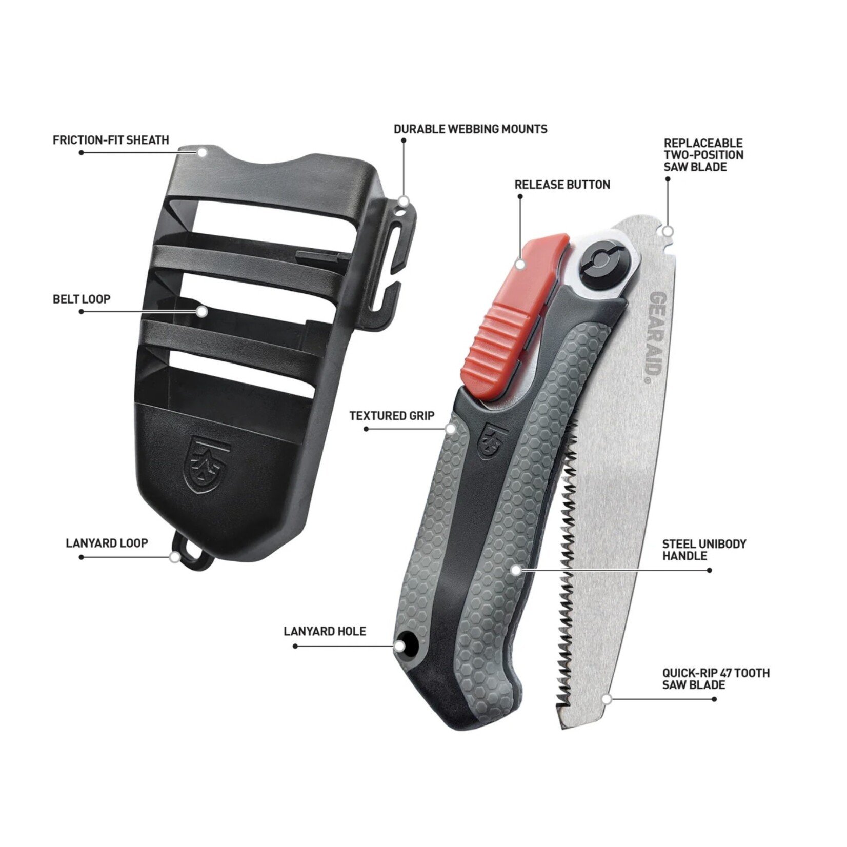 Gear Aid Gear Aid Skara Camp Saw with Sheath