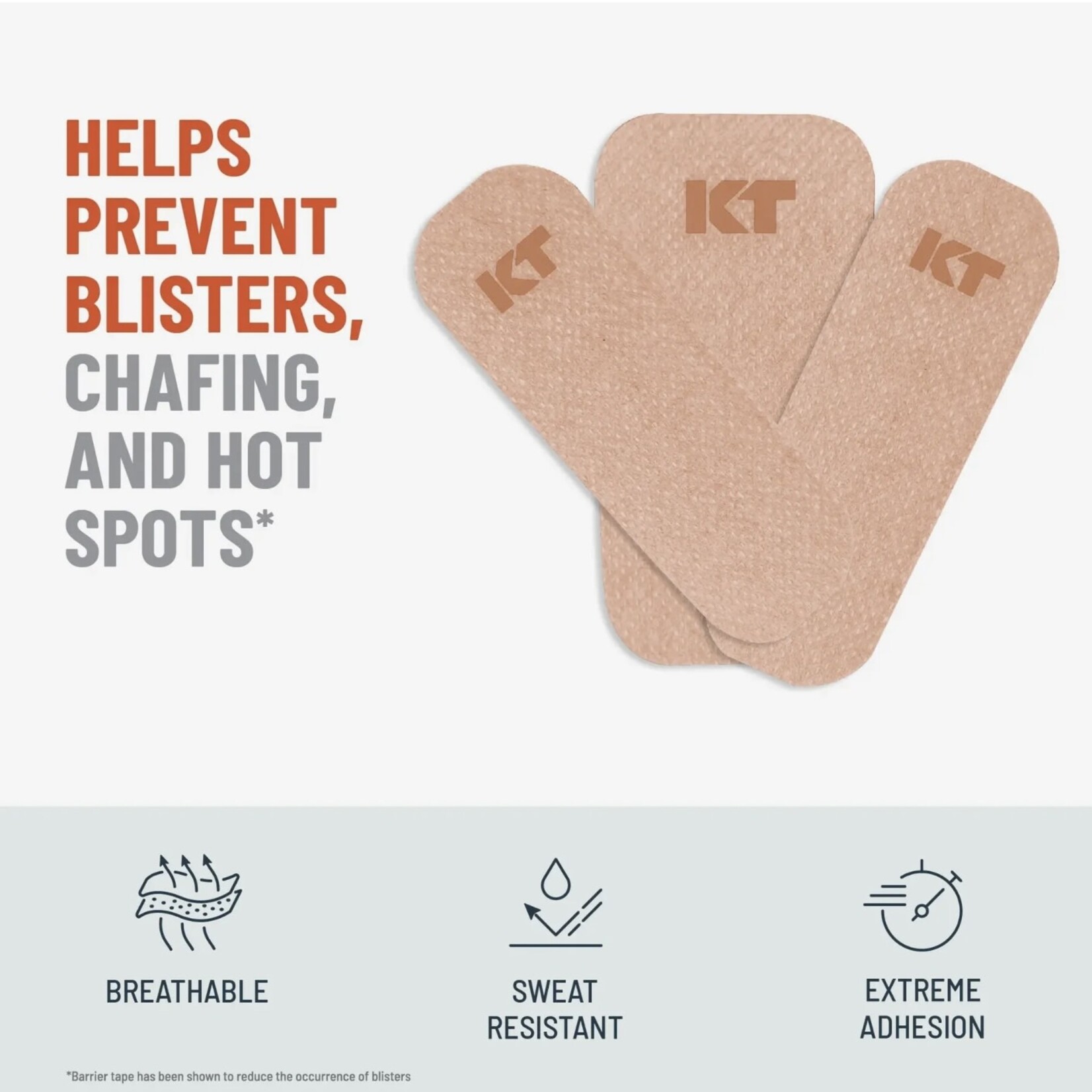 KT Tape KT Blister Prevention Multi Pack, Beige
