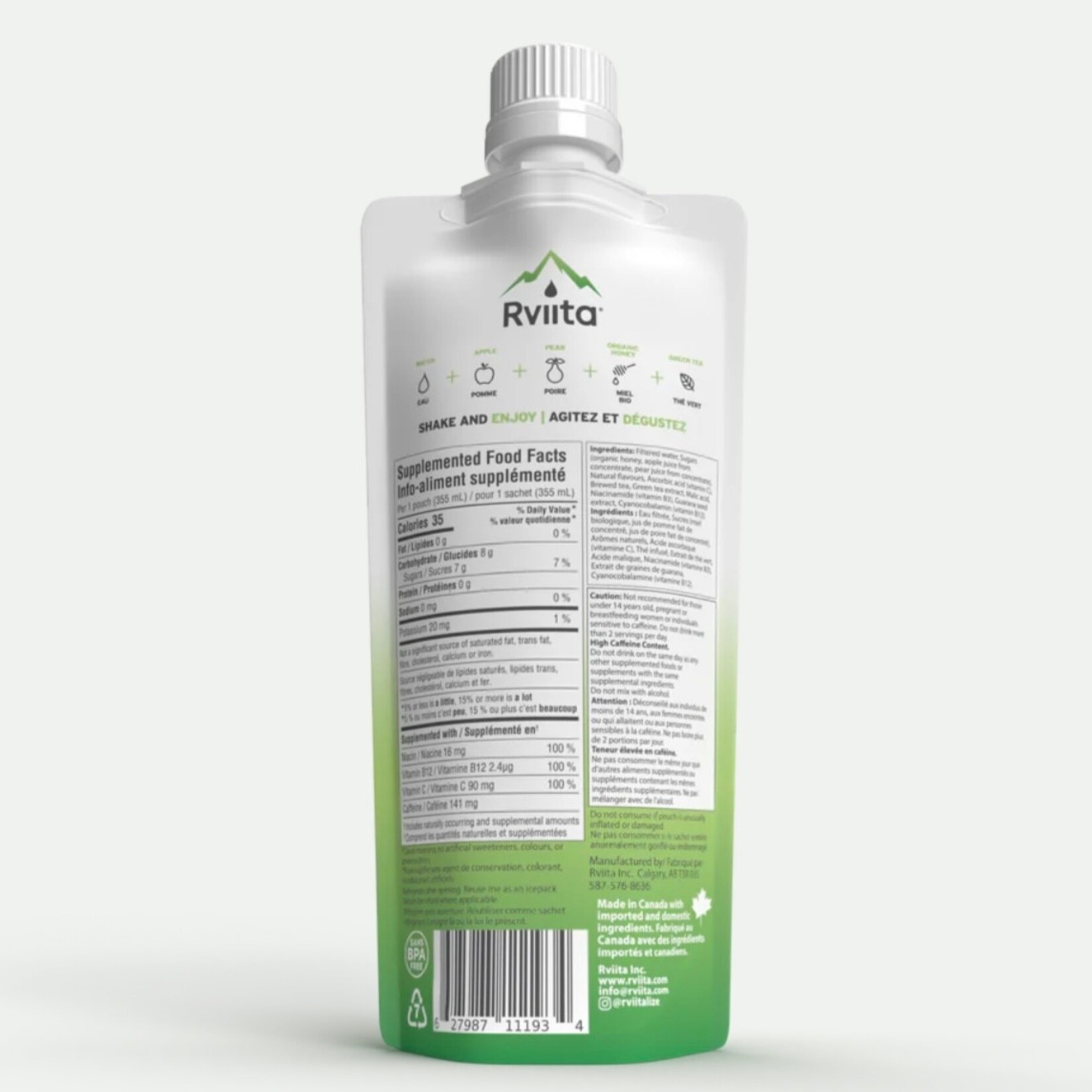 Rviita Rviita Energy Tea, Prospearity Apple Pear