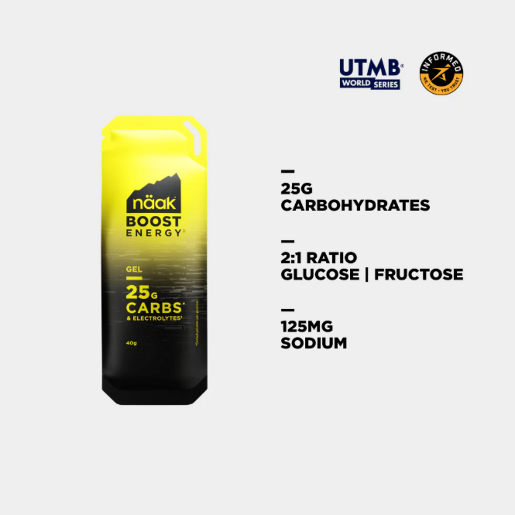 Naak Naak Boost Energy Gel, single serving