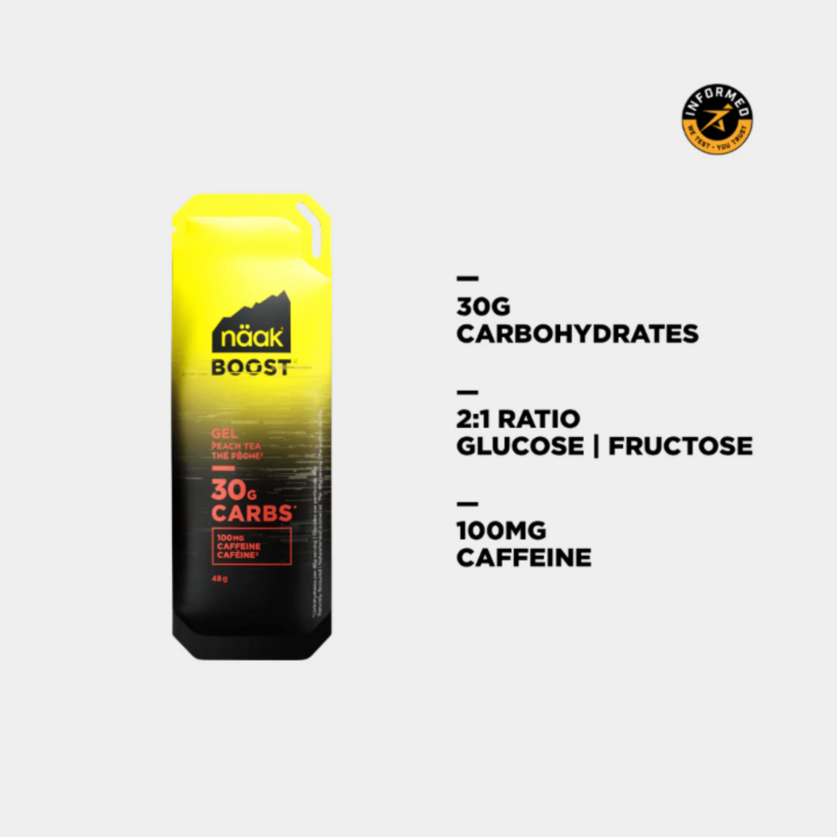 Naak Naak Boost Energy Gel, single serving