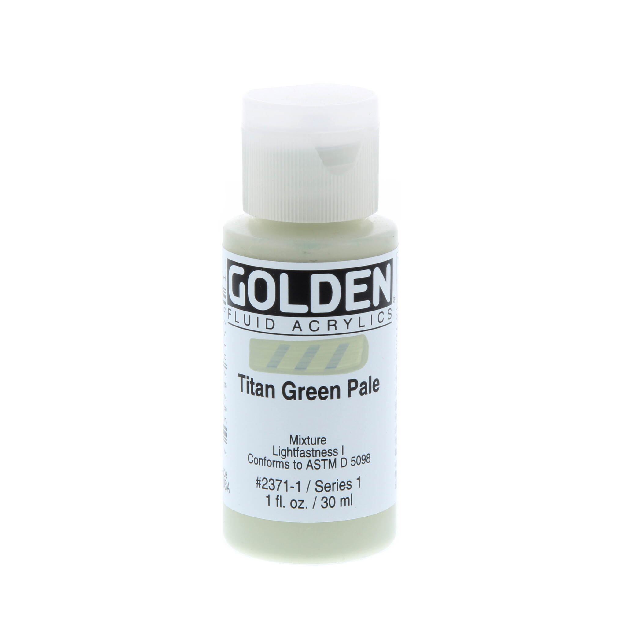 Golden Fluid Acrylics, 1 oz. Bottles, Titan Green Pale