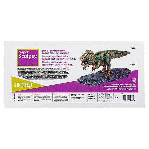 Sculpey Super Sculpey 1 LB Pack - Beige