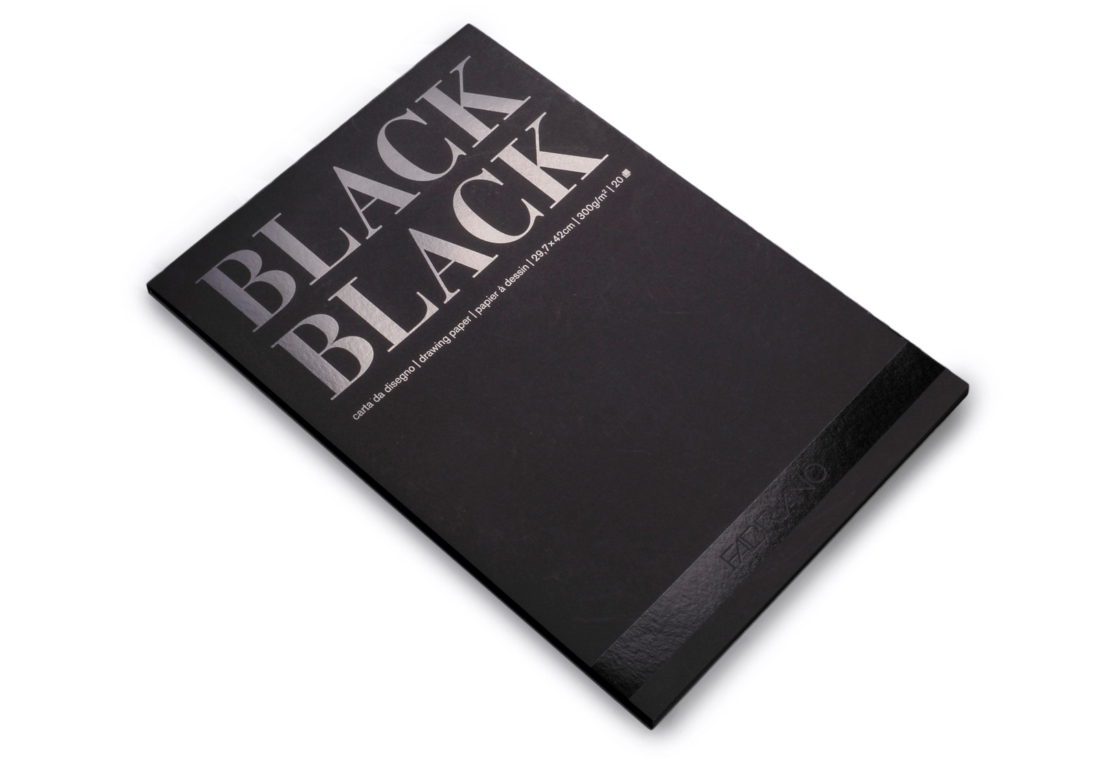 Fabriano BLACK BLACK Pads, 11.75" x 16.5"