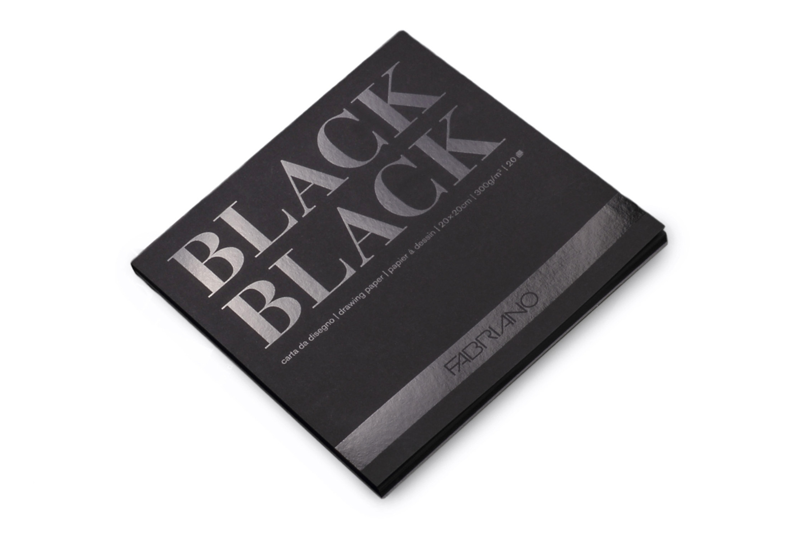 Fabriano BLACK BLACK Pads, 8" x 8"