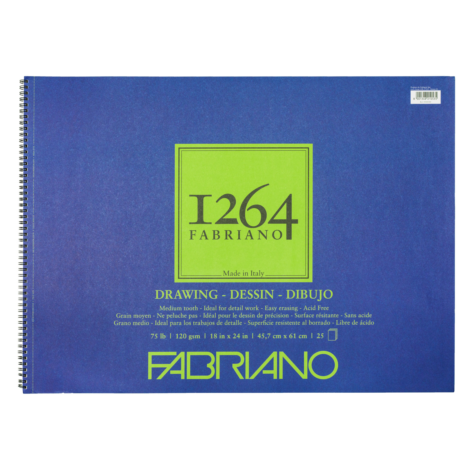 Fabriano 1264 Drawing Pads, 18" x 24"