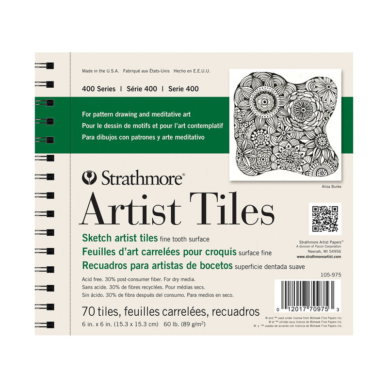 Strathmore Artist Tiles - Sketch Book, 70 Sheets