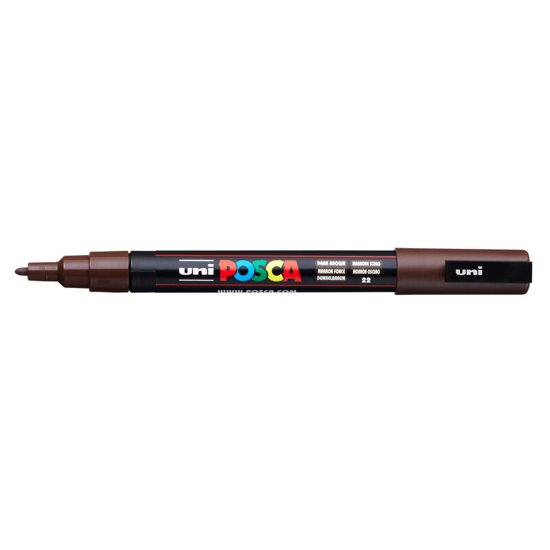 POSCA POSCA Paint Markers-3M FINE DARK BROWN