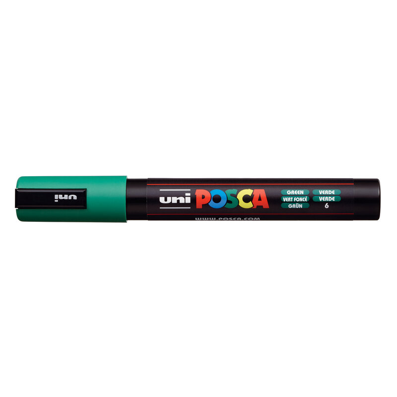 POSCA Paint Markers-5M MEDIUM GREEN