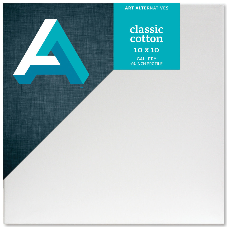 Art Alternatives Classic Cotton Stretched Gallery Canvas 10X10