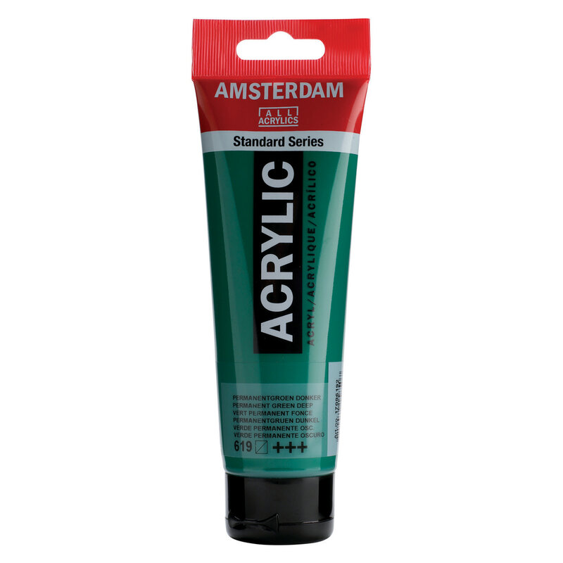 Amsterdam Standard Acrylics 120ML Permanent Green Deep