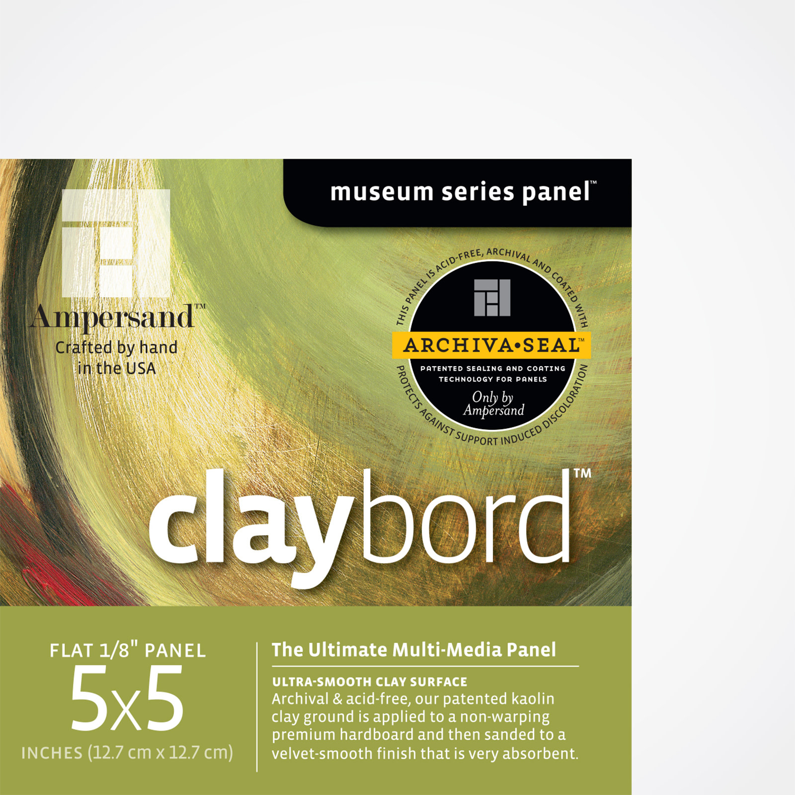 Ampersand Art Claybord 1/8in Flat 5X5