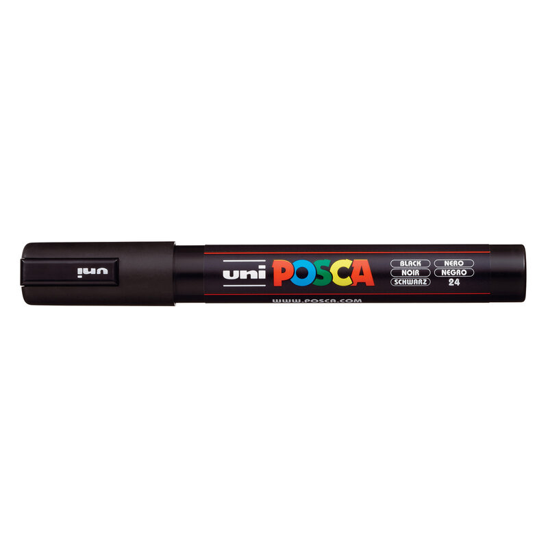 POSCA POSCA Paint Markers-5M MEDIUM BLACK