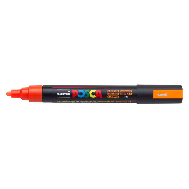 POSCA Paint Markers-5M MEDIUM FLUO ORANGE