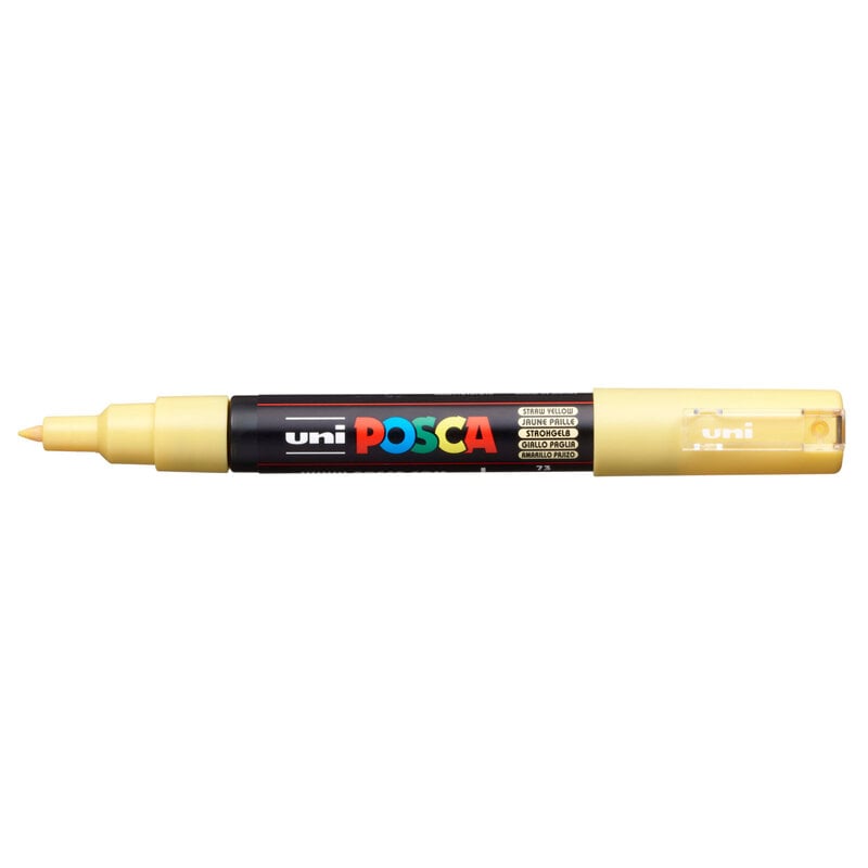 POSCA Paint Markers-1M XFINE STRAW YELLOW