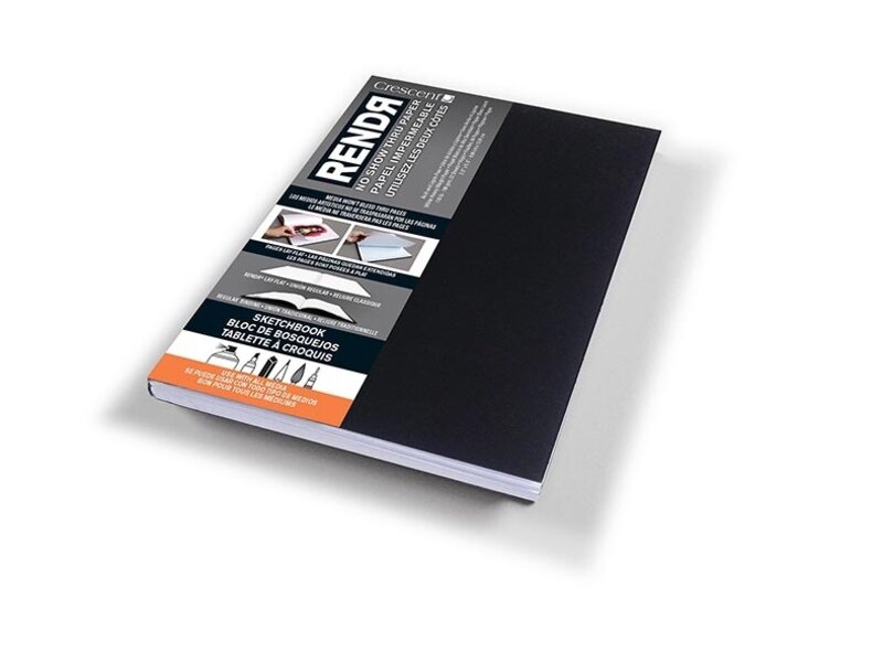 Crescent RENDR Soft-Cover Lay-Flat Sketchbooks 3.5x5.5