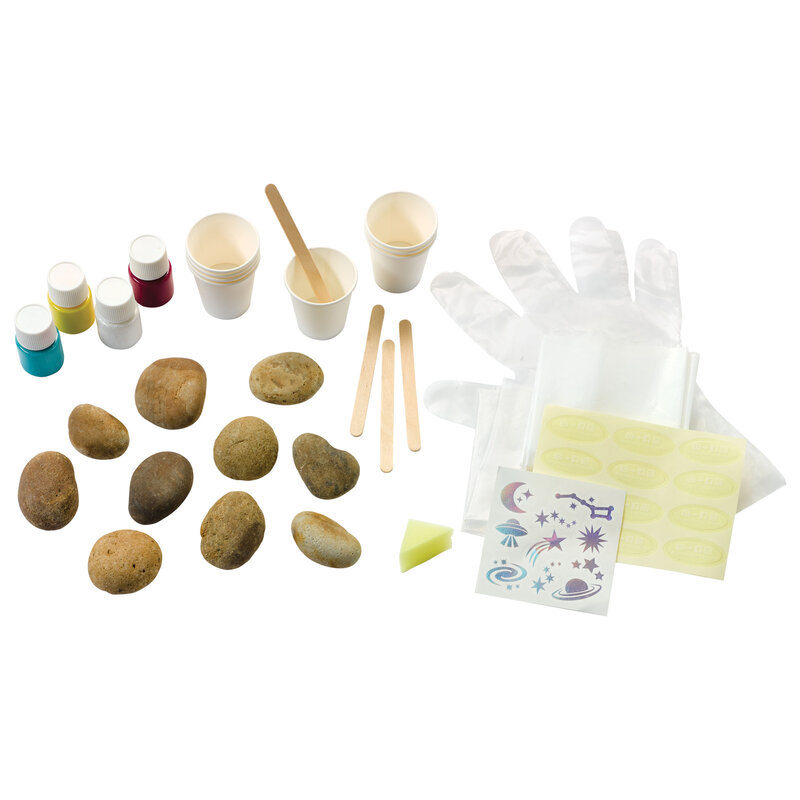 Creativity for kids Hide and Seek Paint Pour Rocks Kit