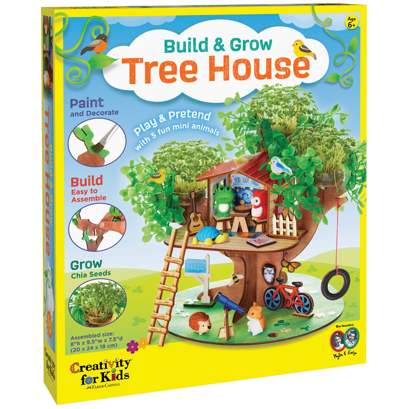 Creativity for kids Build and Grow Treehouse Kit