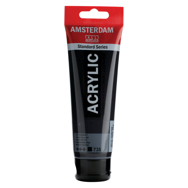 Amsterdam Standard Acrylics 120ML Oxide Black