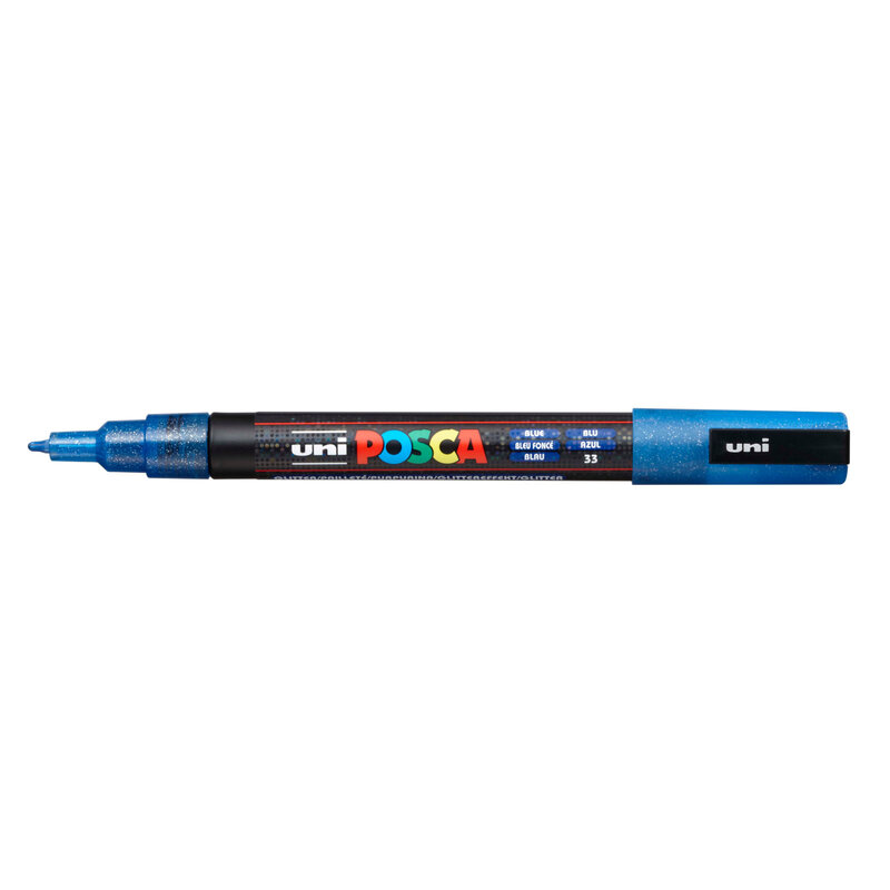 Posca POSCA Paint Markers-3M FINE GLITTER BLUE