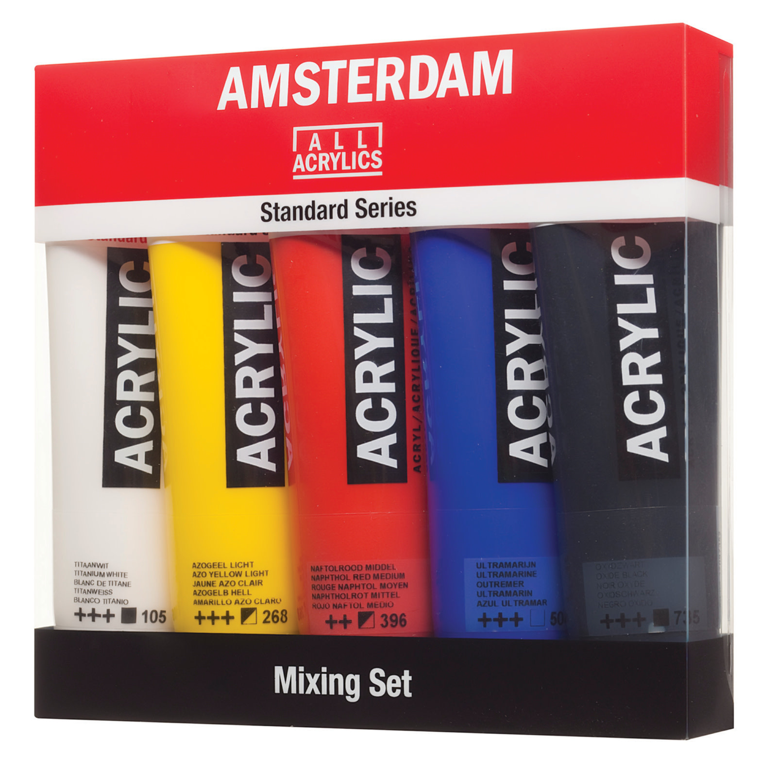 Amsterdam Standard Series Acrylic Paint Sets 120ML 5 Tube Set