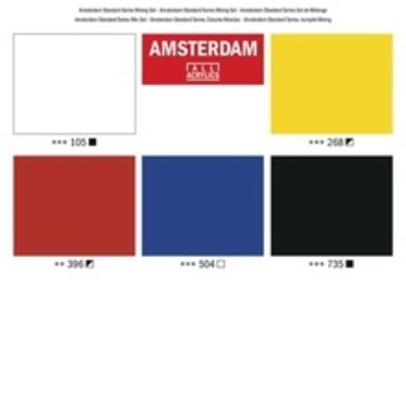 Amsterdam Amsterdam Standard Series Acrylic Paint Sets 120ML 5 Tube Set