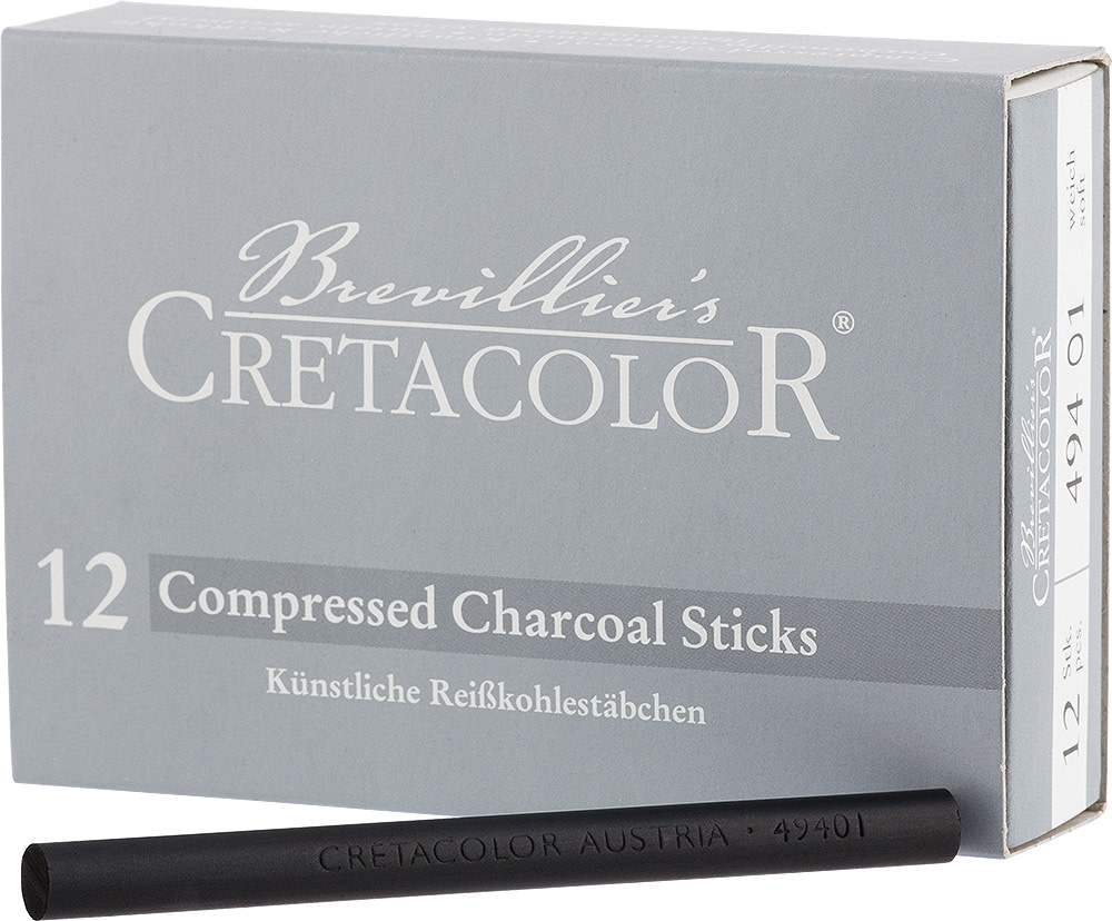 Cretacolor Compressed Charcoal Stick Medium