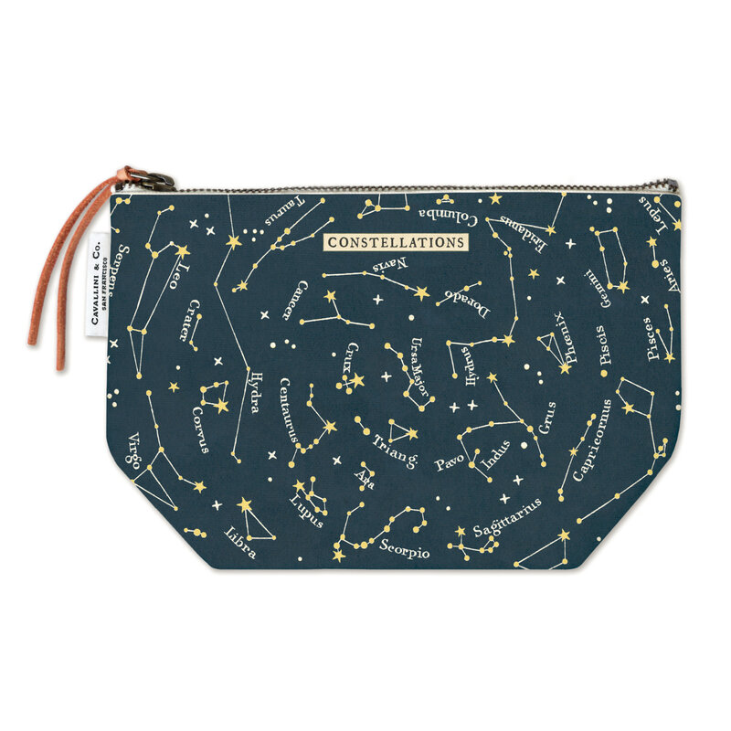 Cavallini & Co. Vintage Inspired Pouch, Celestial