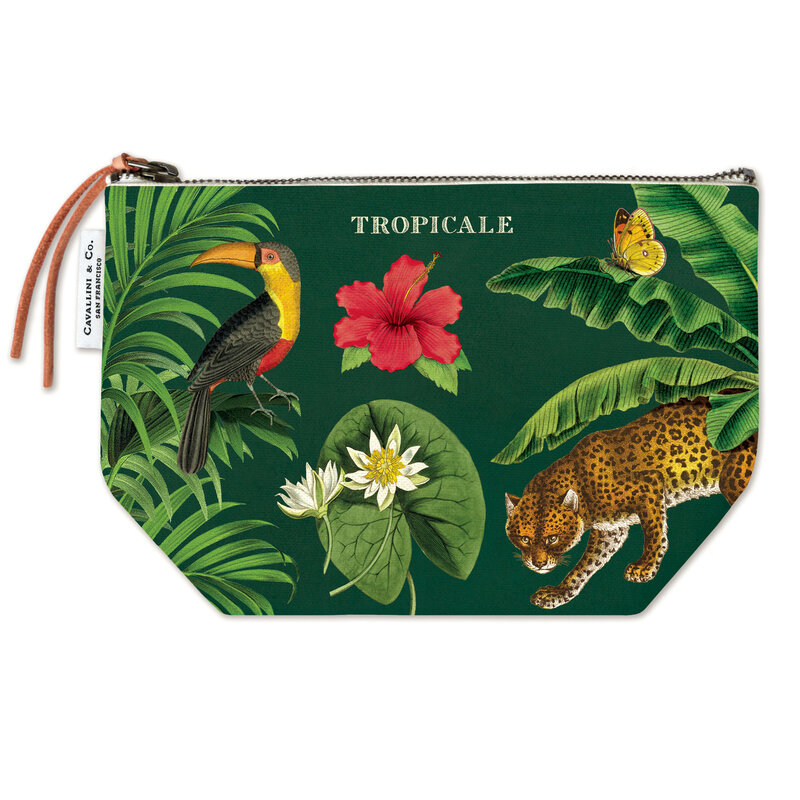 Cavallini & Co. Vintage Inspired Pouch, Tropicale