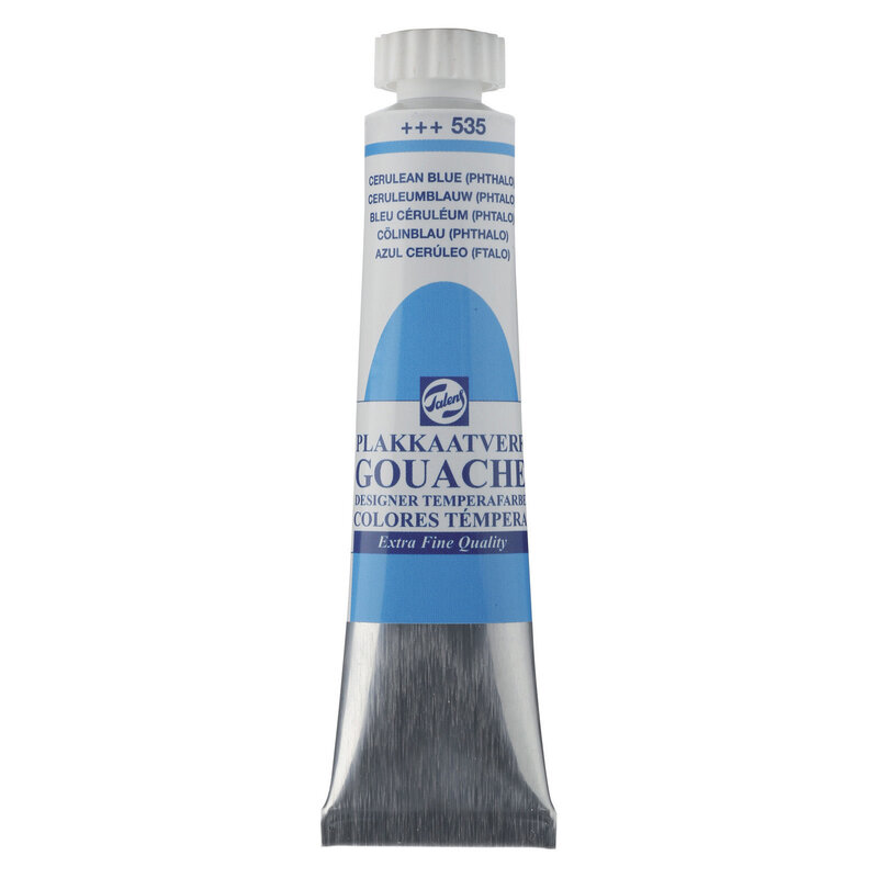 Royal Talens Gouache 20ML Cerulean Blue Pthalo