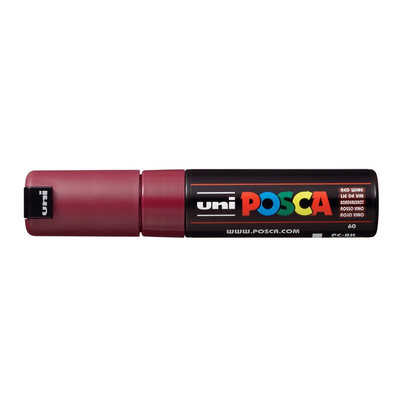 POSCA Paint Markers 8K BROAD RED WINE